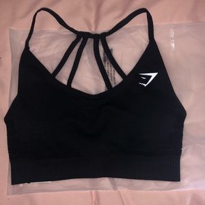 Gymshark Black Energy Seamless Sports Bra